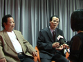 彭望明:社区文化志愿者百米长卷写和谐