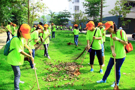 美丽广西 清洁乡村大学生志愿服务行动启动-